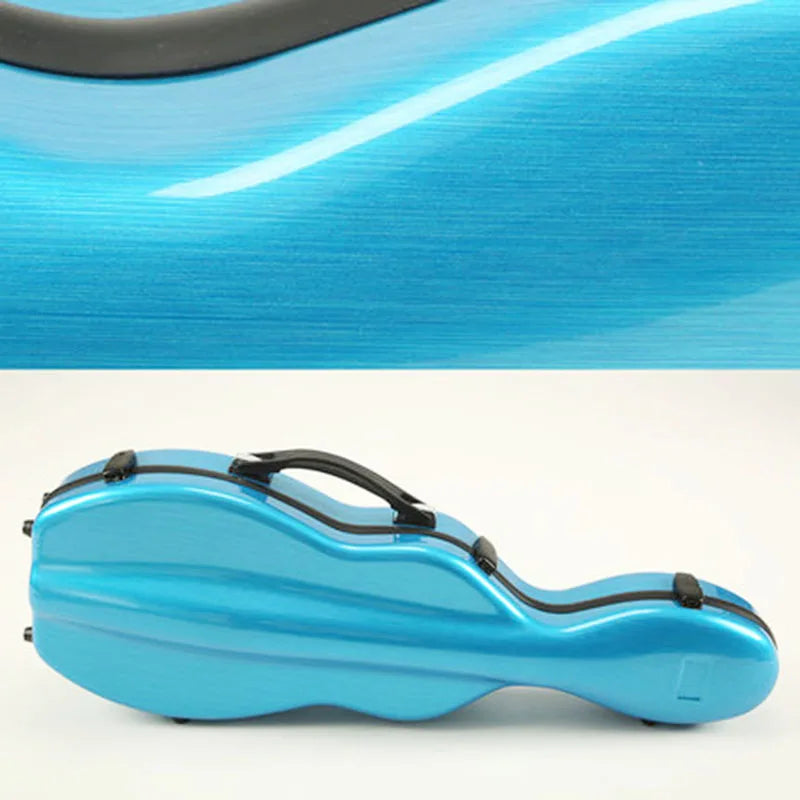 Multicolor Violin Case Carbon fiber 4/4 3/4 1/2 1/4 violin box compression-resistant double shoulder strap