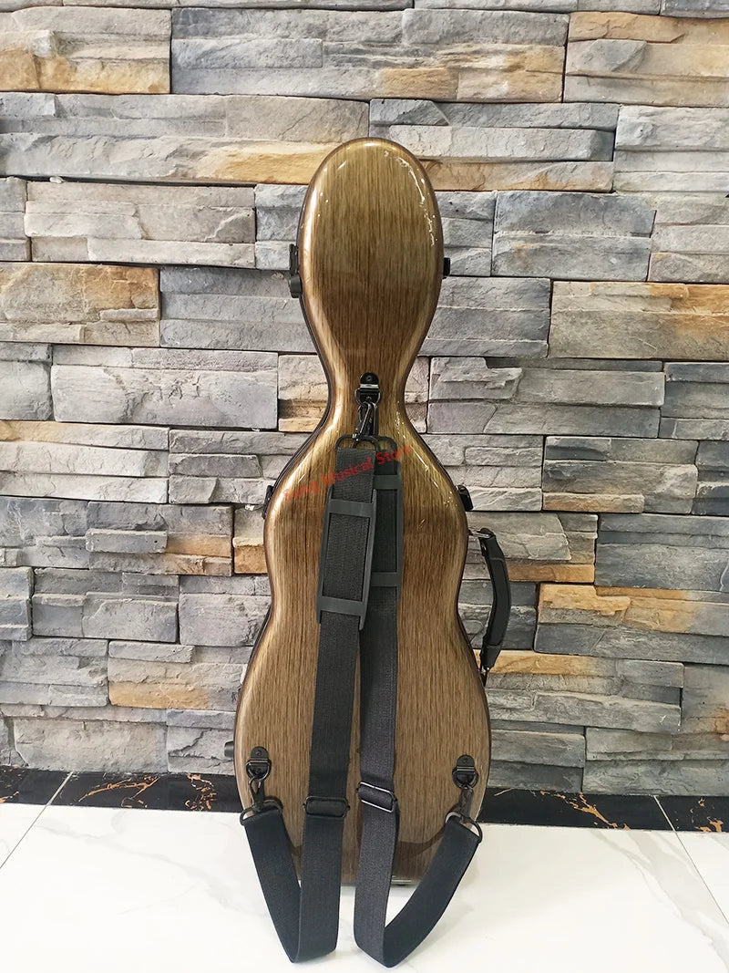 Multicolor Violin Case Carbon fiber 4/4 3/4 1/2 1/4 violin box compression-resistant double shoulder strap