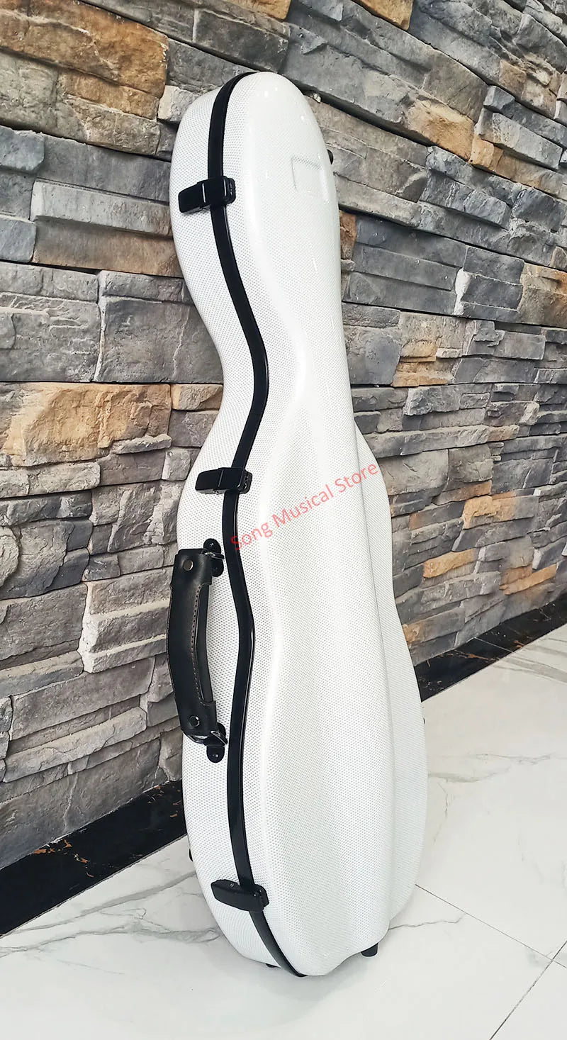 Multicolor Violin Case Carbon fiber 4/4 3/4 1/2 1/4 violin box compression-resistant double shoulder strap