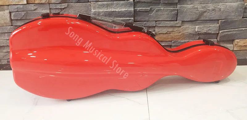 Multicolor Violin Case Carbon fiber 4/4 3/4 1/2 1/4 violin box compression-resistant double shoulder strap