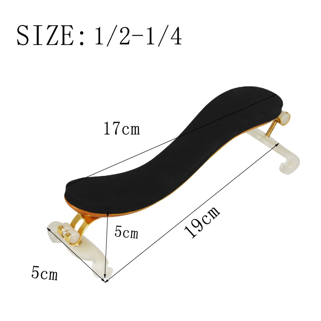 IRIN 4/4 Violin Shoulder Rest Adjustable 1/2 1/4 3/4 Fiddle Shoulder Rest Soft Maple Shoulder Rest Violin Parts Accessories