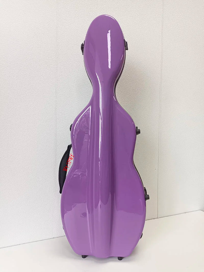 Multicolor Violin Case Carbon fiber 4/4 3/4 1/2 1/4 violin box compression-resistant double shoulder strap