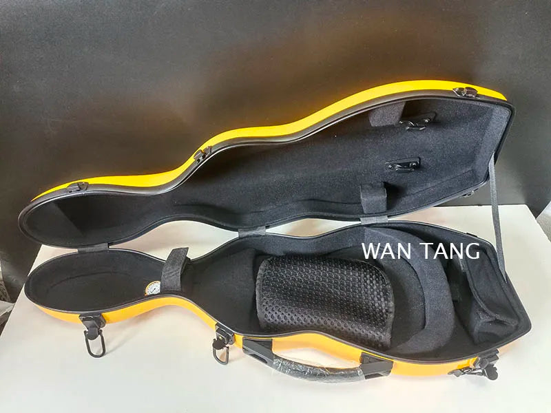 Multicolor Violin Case Carbon fiber 4/4 3/4 1/2 1/4 violin box compression-resistant double shoulder strap