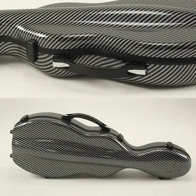 Multicolor Violin Case Carbon fiber 4/4 3/4 1/2 1/4 violin box compression-resistant double shoulder strap