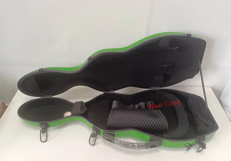 Multicolor Violin Case Carbon fiber 4/4 3/4 1/2 1/4 violin box compression-resistant double shoulder strap