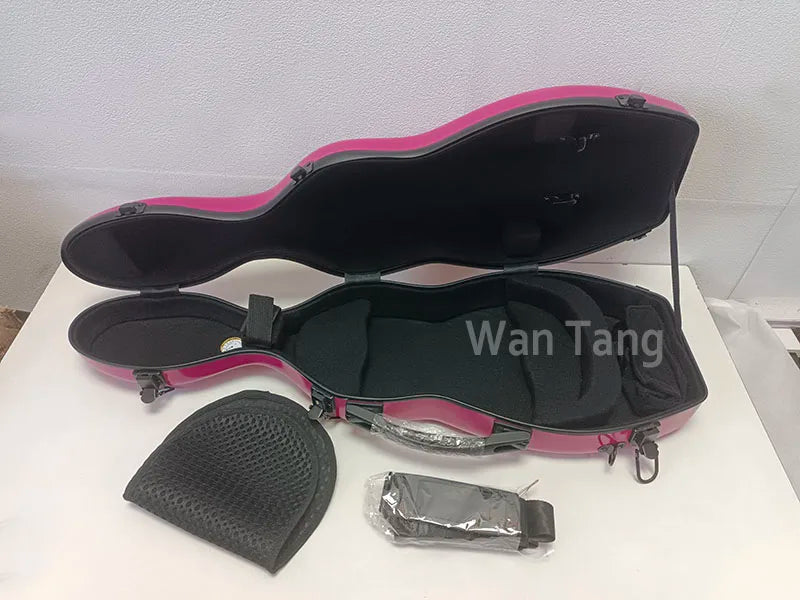 Multicolor Violin Case Carbon fiber 4/4 3/4 1/2 1/4 violin box compression-resistant double shoulder strap