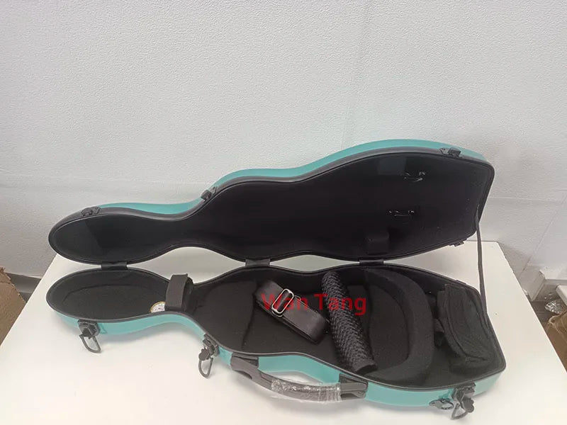Multicolor Violin Case Carbon fiber 4/4 3/4 1/2 1/4 violin box compression-resistant double shoulder strap