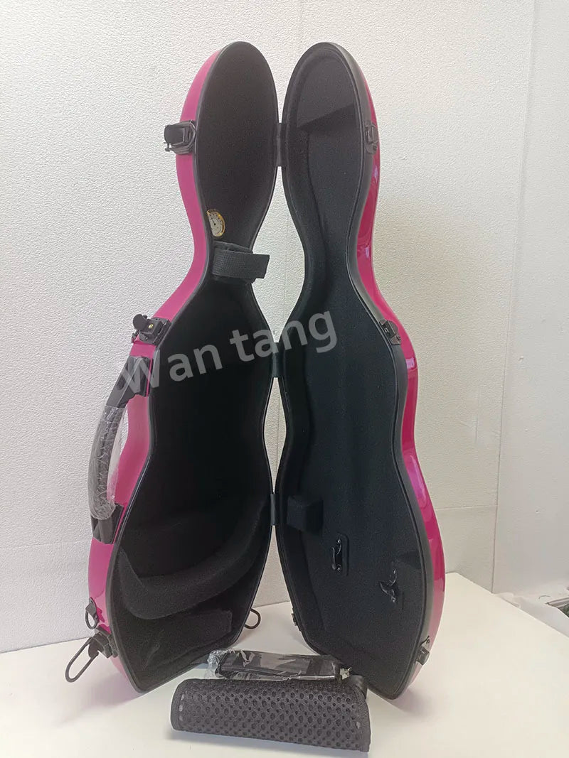 Multicolor Violin Case Carbon fiber 4/4 3/4 1/2 1/4 violin box compression-resistant double shoulder strap